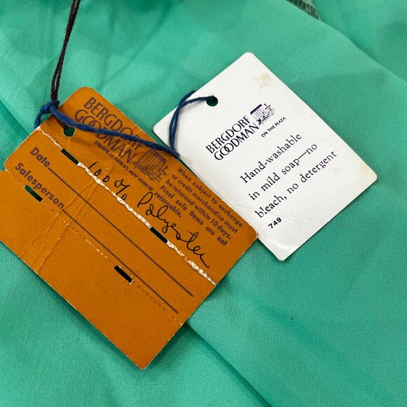 Vintage Bergdorf Goodman Hand-Embroidered Nightgown Italy Size 38 NWT - Picture 4 of 10